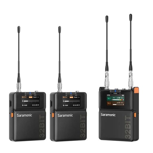 Saramonic K9 Dual-Channel Digital UHF Wireless Audio System for Filmmakers
