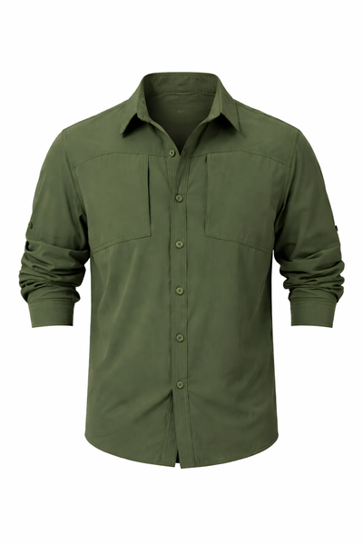 Men's Lightweight Long Sleeve Shirt - Quick-Dry &amp; Breathable