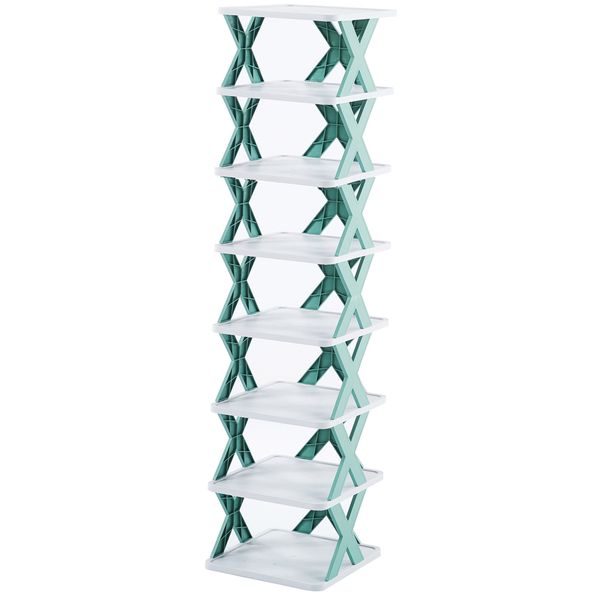 Shoe Rack Storage Shelf Entryway Organizer - 8 Tier