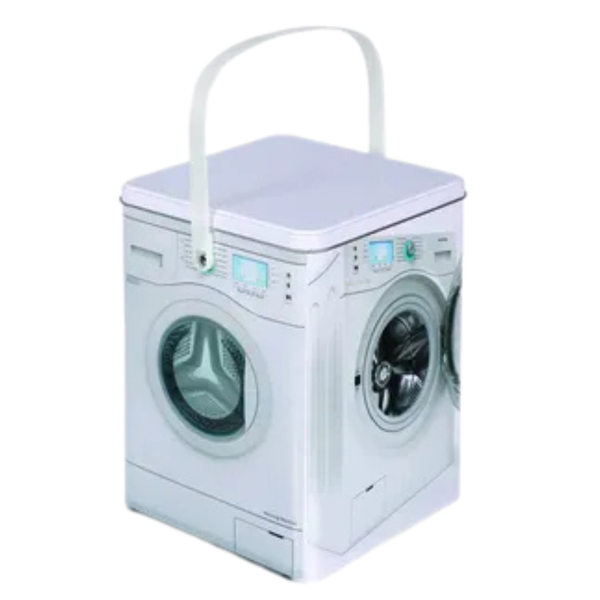 Multipurpose Large 5kg Washing Machine Style Detergent Powder Storage Tub