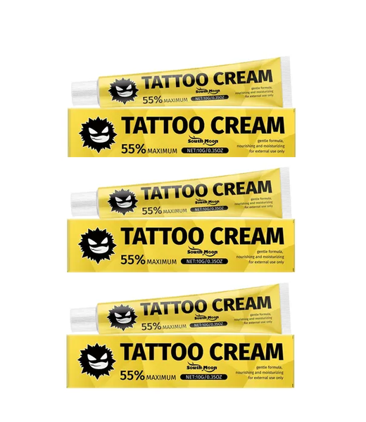South Moon Tattoo Aftercare Cream 10g 3-Pack Moisturising