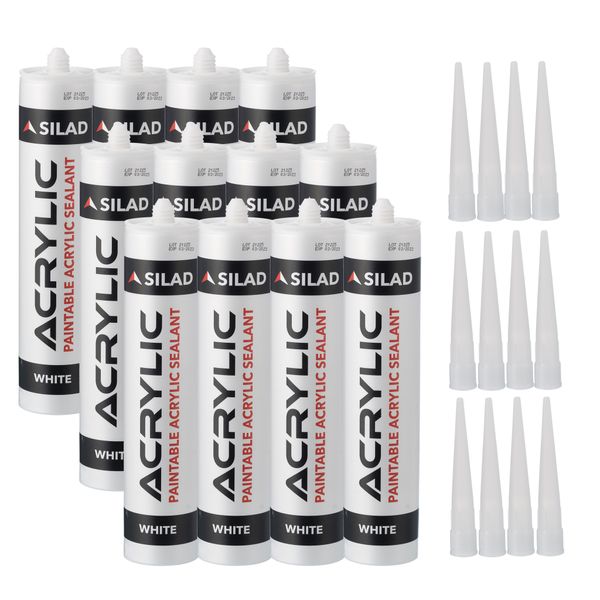 Silad Paintable Contractors Acrylic - Box of 12