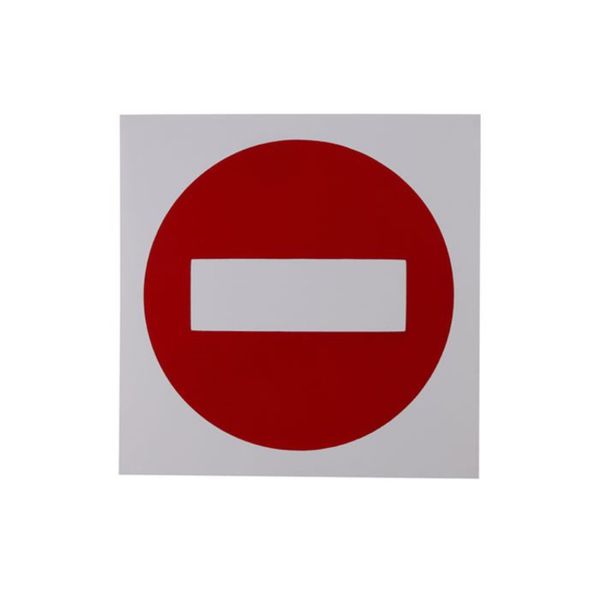 Proceeding Beyond This Point Prohibited Sign 290 x 290mm PV6