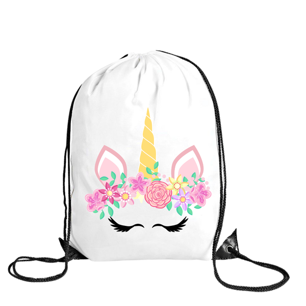Baby Gifts - Drawstring Bag -Polyester - Unicorn - Eyes