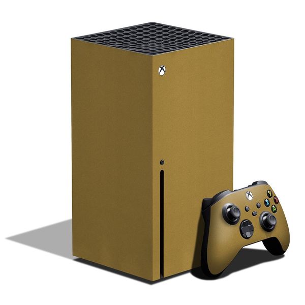 Premium Vinyl Decal Skin for Xbox Series X - Gold Psychedelic (3M Vinyl)