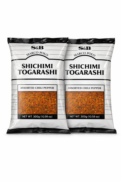 S&amp;B Shichimi Togarashi Japanese 7 Spice Seasoning 300g - 2 Pack