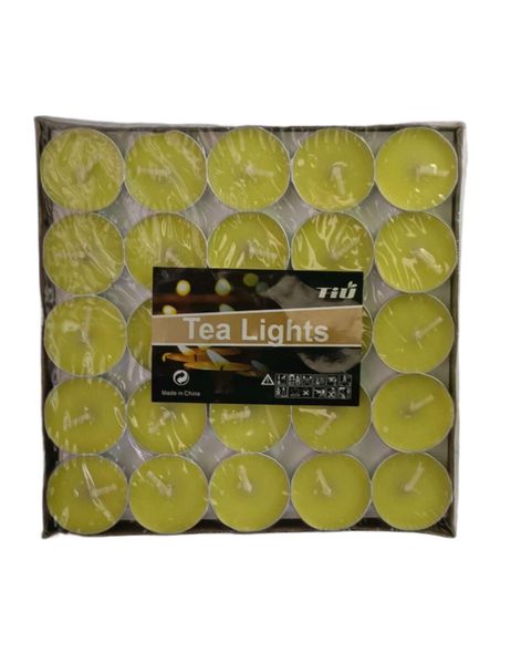 Yellow Wax Cm Fresh Candle