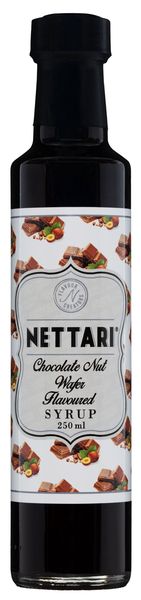 Nettari Chocolate Nut Wafer Flavoured Syrup 250ml