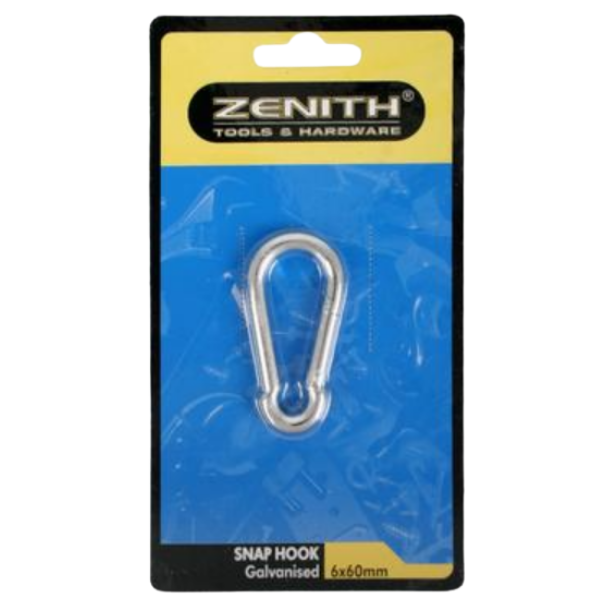 Zenith - Galvanised Snap-Hook 6 X 60mm- Pack Of 3