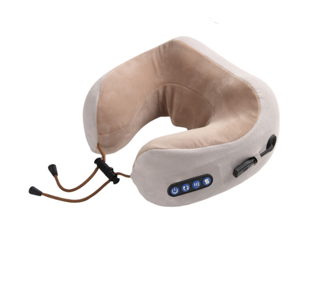 Electric Vibration Heated Neck Massage Pillow - Comfortably Relax Your Neck