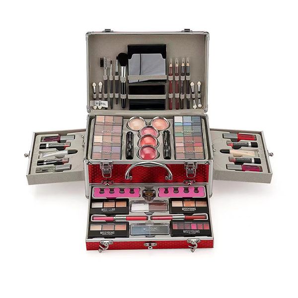Professional cosmetic 106 Piece Makeup Kit - Pink
