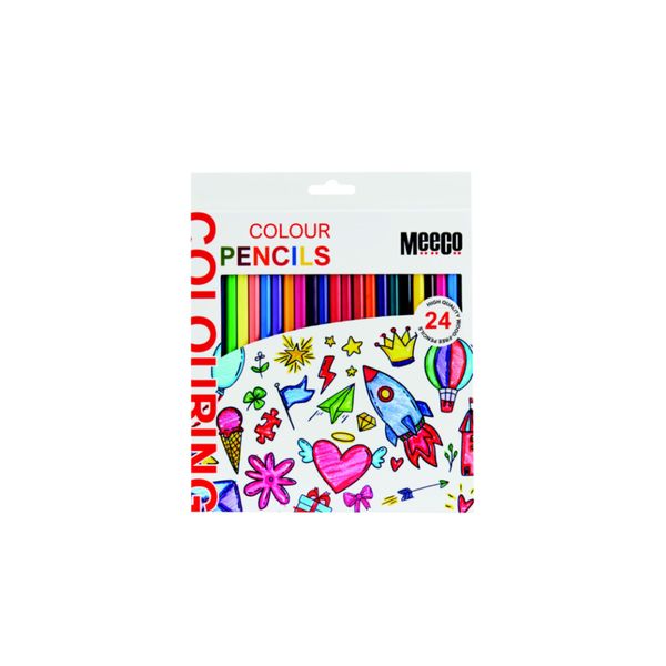 Meeco Colour Pencils - 24's