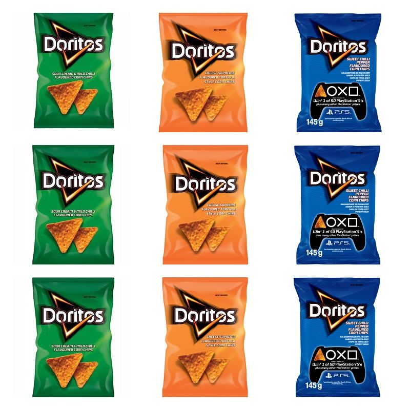 Doritos Assorted Corn Chips Large (9 x 145g) Shop Today. Get it