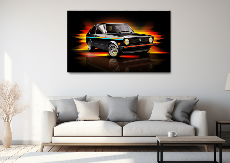 Canvas Wall Art - Mk1 Nostalgia Abstract - HD0127