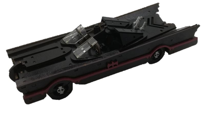 Batmobile 3D Puzzle Wooden 3D Model By Everything Laser