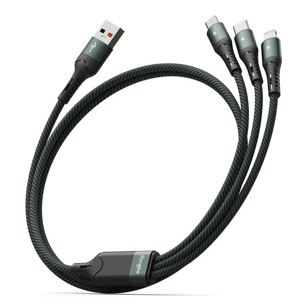 3-In-1 Muti Purpose Heavy Duty Durable Fast Charging Cable