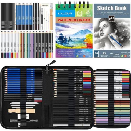 KALOUR 95 Assorted Color Pencil Set- Includes Artist Tools and Much More Image