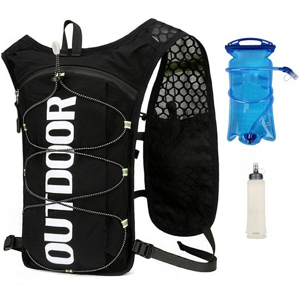 Running Vest Hydration Backpack with 1.5L Water Bladder and 500ml kettle