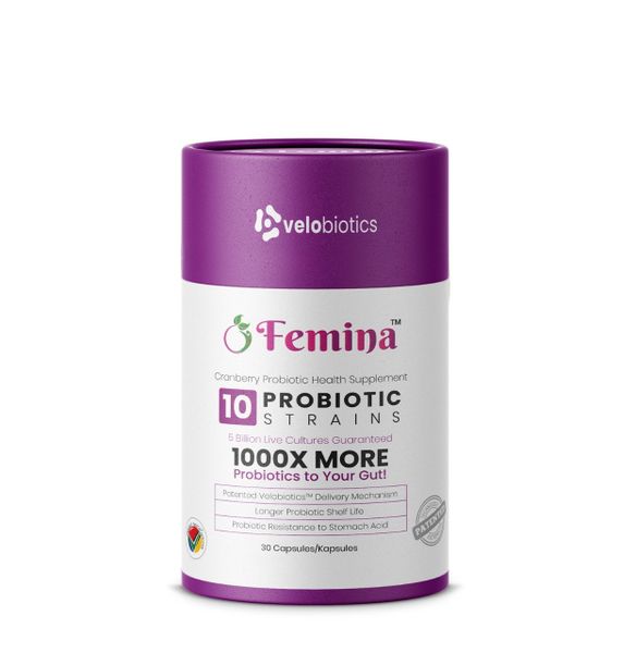Femina 10 Strain Probiotic Capsules with Cranberry Extract (30's)