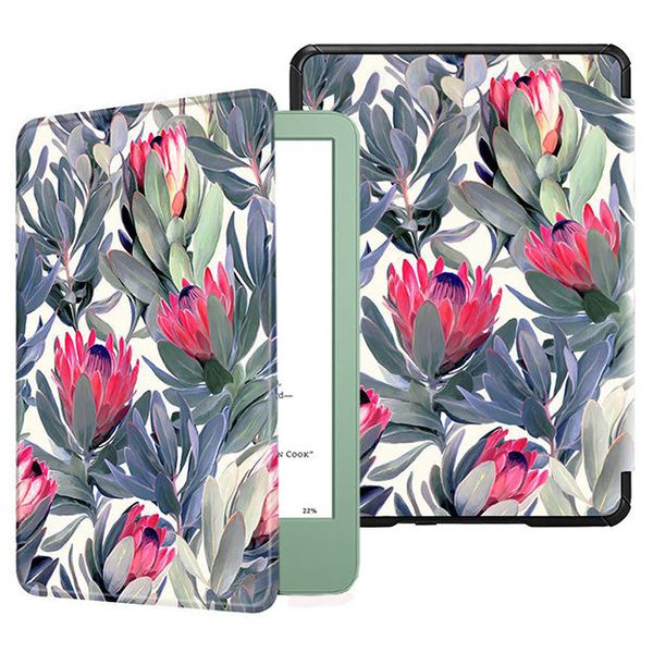 Amazon Kindle 6" Wi-Fi 16GB Matcha (11th Gen 2024) Cover Bundle - Protea