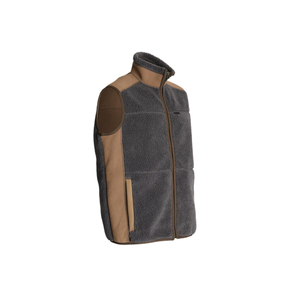 Solognac Sleeveless Sherpa Fleece Gilet 500 Grey