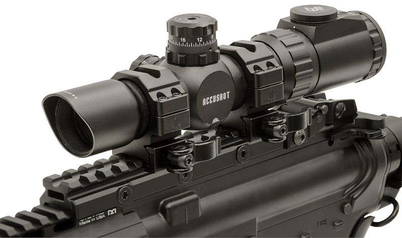 UTG Super Slim Picatinny Riser Mount, 0.5" Height, 13-slot