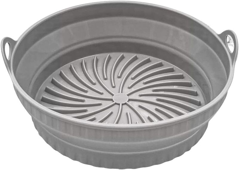 Reusable Silicone Pot Collapsible Air Fryer Basket High-temperature