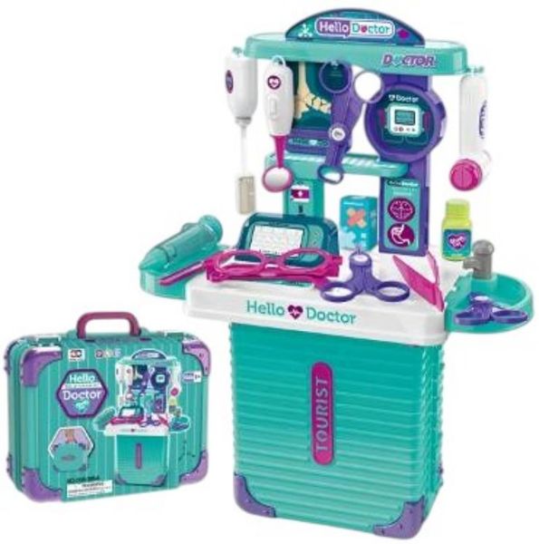 3-in-1 Portable Doctors On-The-Go Playset For Future Doctors