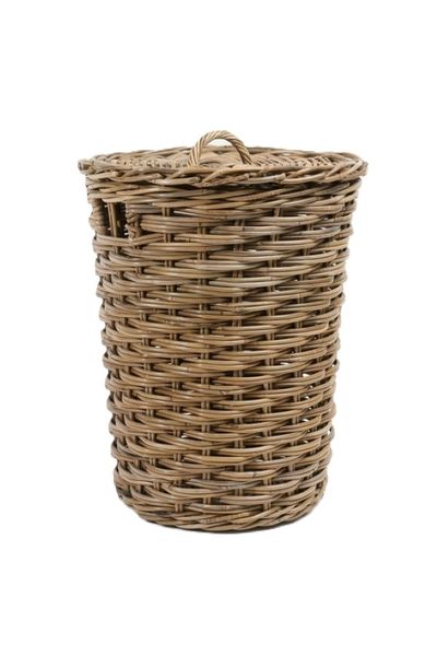 Tapered Laundry Basket With Lid