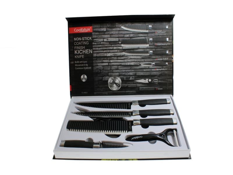 6 Piece Coating Kitchen Knife Set