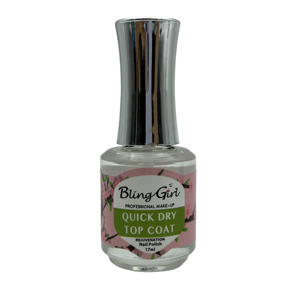 Bling Girl Quick Dry Top Coat Nail Polish 17ml