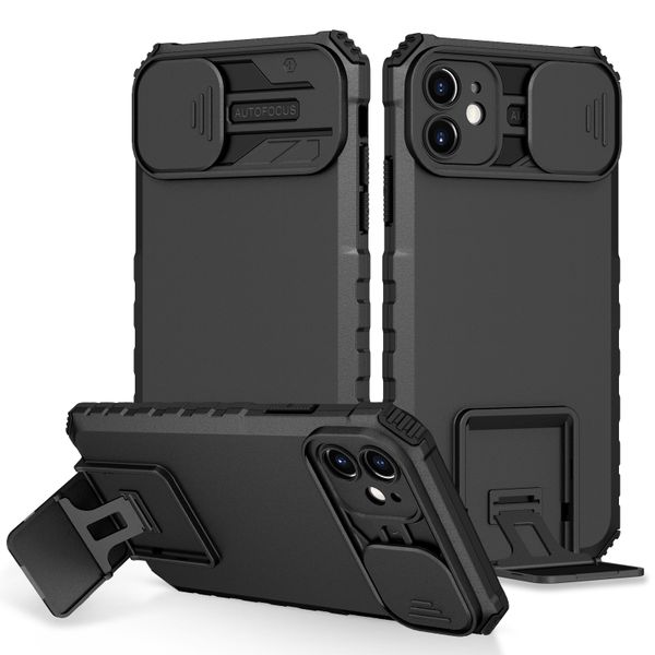 Phone Case Compatible With iPhone 11 Slide Camera Lens Cover