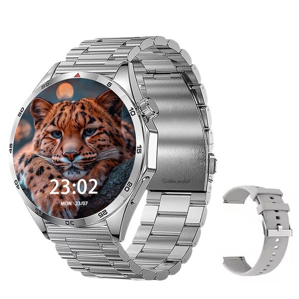 Golden Perfect Smartwatch - Modern Business &amp; Fitness Essential for Men