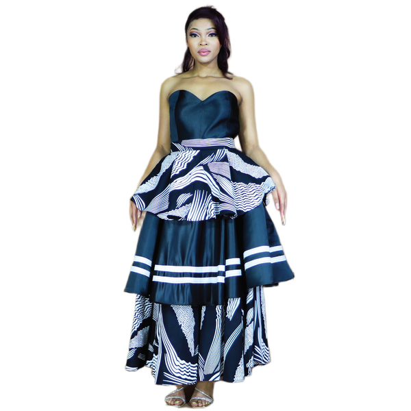 Africa Fashion House Anna-Mo Blacktober 5 Dress