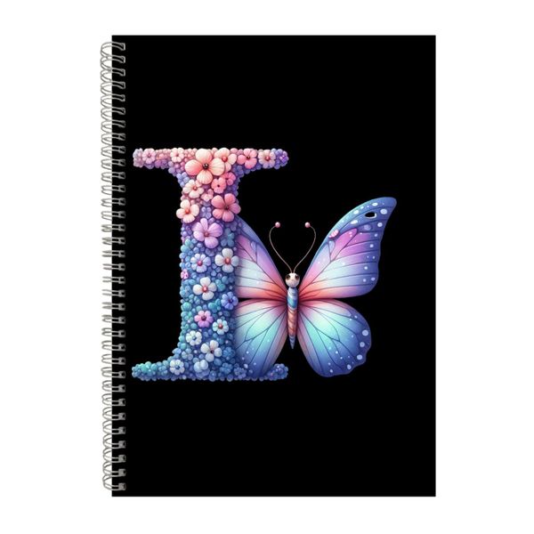 Butterfly I A4 Notebook Spiral Lined Trendy Note image