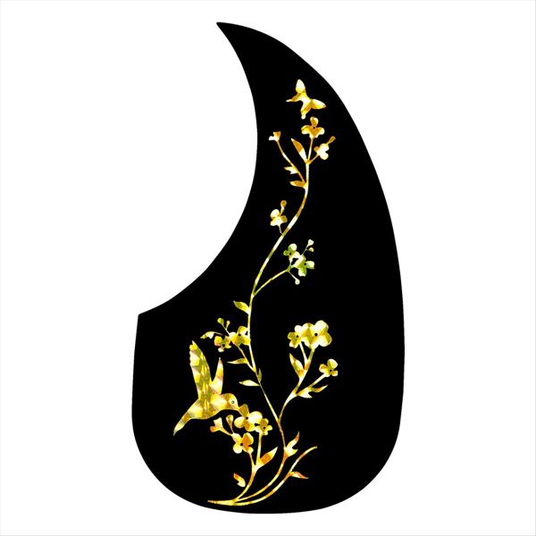 Water Drop Type Laser Guitar Pickguard Anti-Scratch Board D