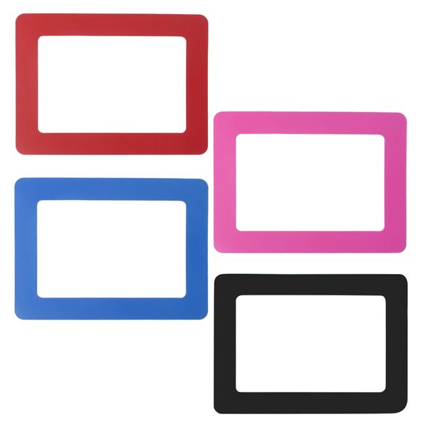 Kitchen Decor Magnetic Rectangular Picture Frame Fridge Magnet 4 pc (16cm)