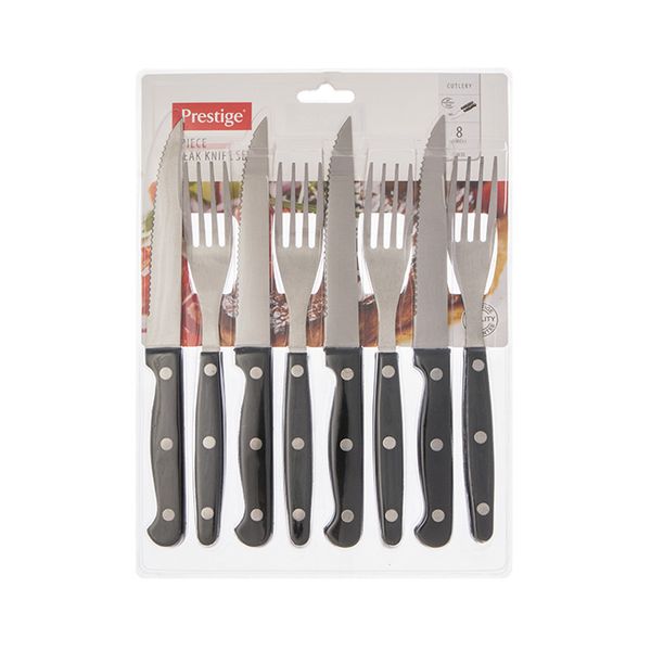 Prestige - 8 Piece Steak Knife and Fork Set