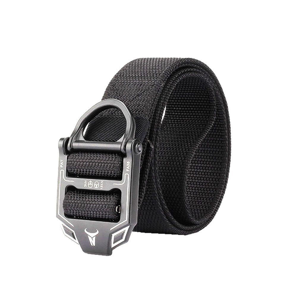 Nylon belt shop with metal buckle