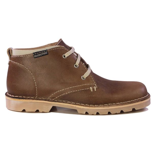 Grasshoppers Watson Griffin Saddle Lace-Up - Tan