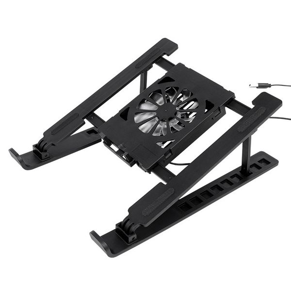 Portable Laptop Stand with Cooling Fan Compatible with Notebooks