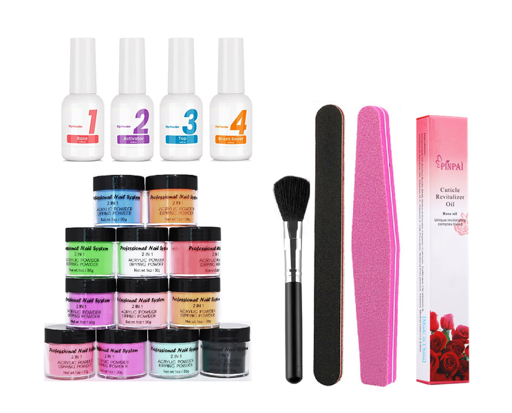 20 Piece Nail Dipping Powder Set