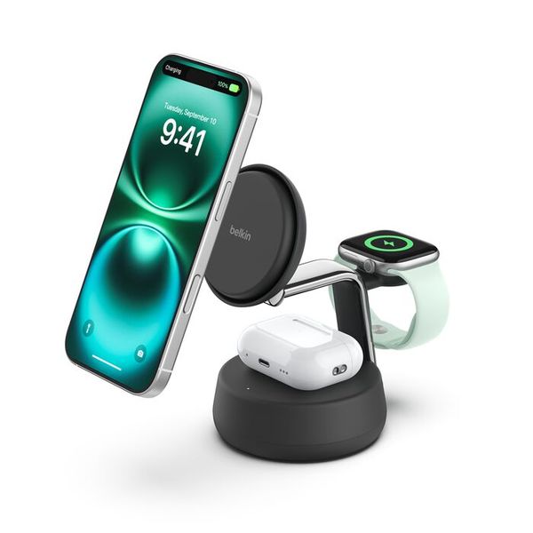 Belkin UltraCharge Pro Magnetic Charging Station 25W with Cooling Fan