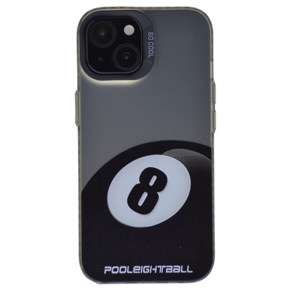 Reflective Color Shift 8-Ball Design Phone Case - Compatible With iPhone