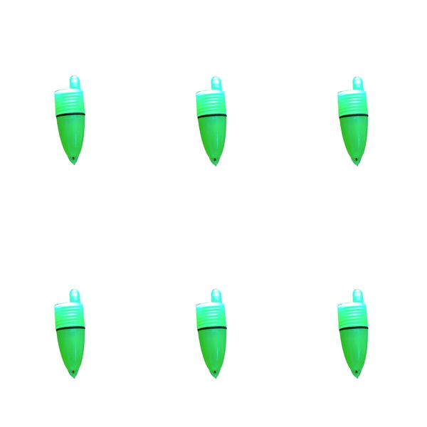 Night Fishing Rod Bite Bait Alarm LED Light x 6