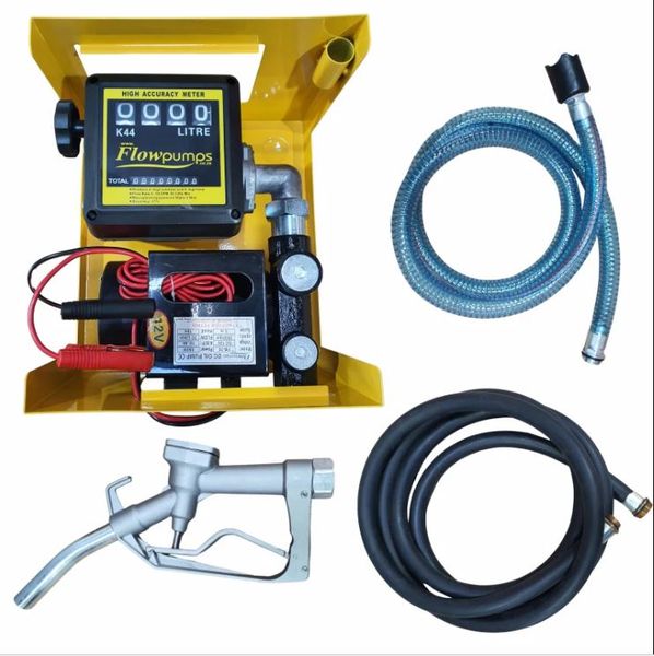 FlowPump 12v DC Diesel Pump Kit - 70 l/p/min - 30 Min Duty Cycle