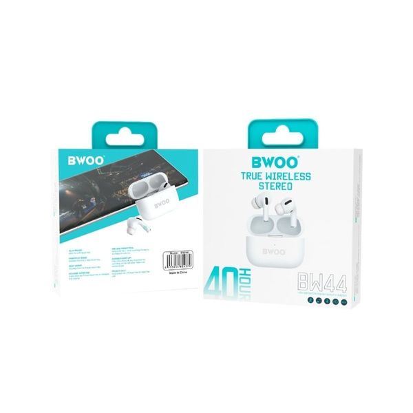 BWOO Wireless Noise Cancelling Earbuds - BW44