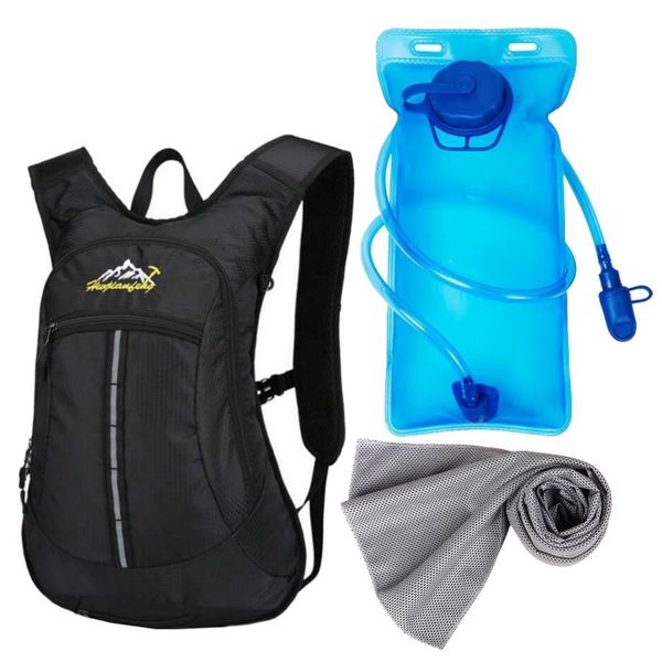 Lightweight Hydration Backpack with Multiple Pockets- Sports Equipment 2L