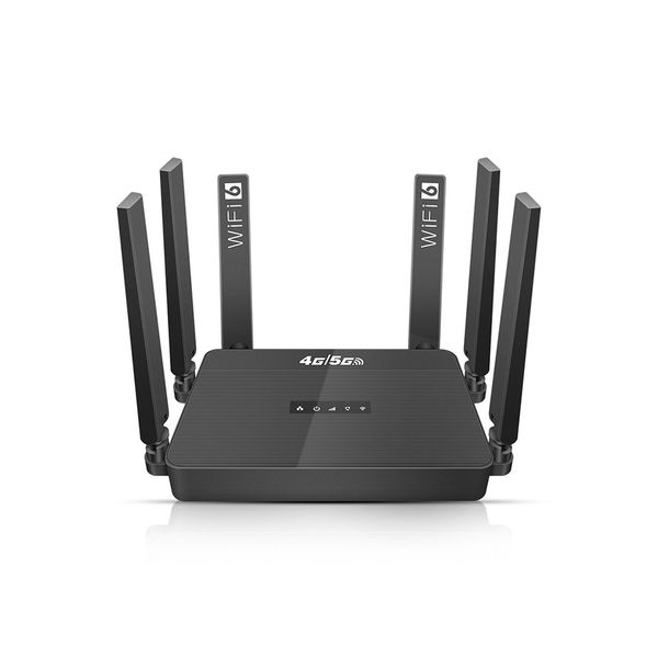 XRK-CPE 4G Router with SIM Card Slot WiFi 6 4 LAN Ports 300Mbps