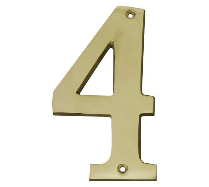 Number 4 - Brass 76 x 1.2mm